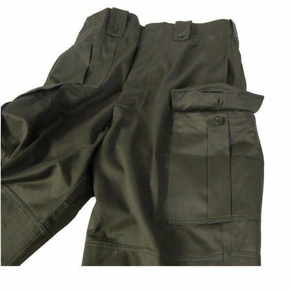 Oorspronkelijke Belgische legerveld Combat Pants M65 Olive Green Military Pants Surplus
