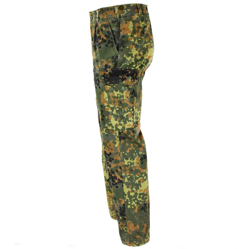 Echt Duitse legernummer Flecktarn Pants Field Combat Camo -broek