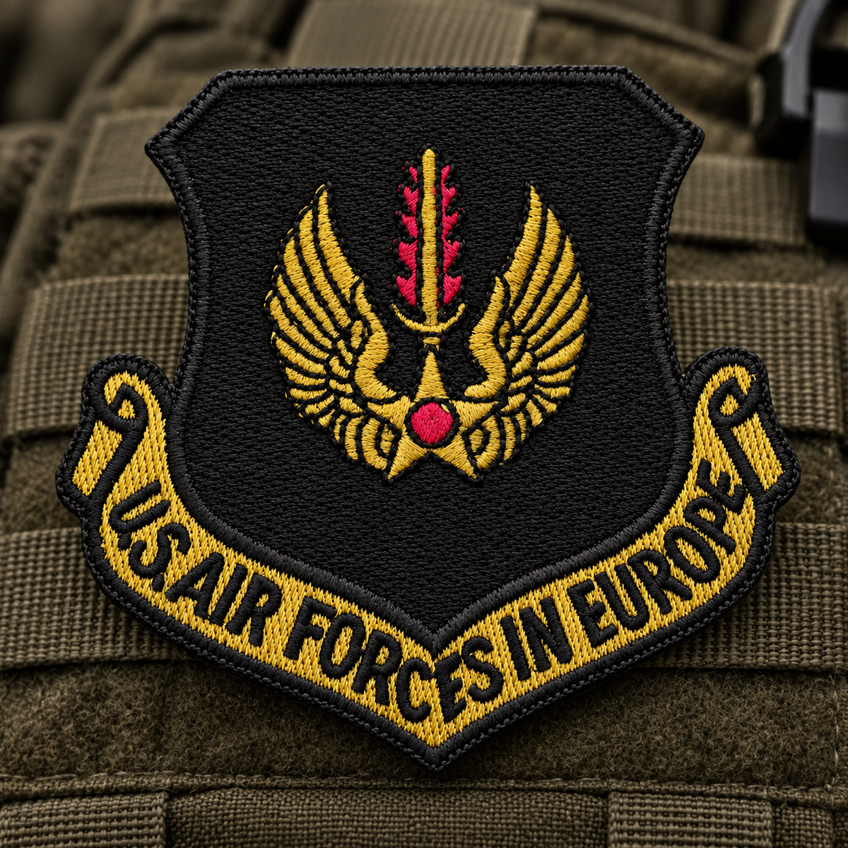 Originele USAFE US Air Forces in Europe patch geborduurd verzamelinsigne