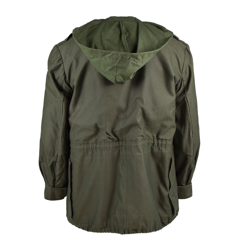 Echte Belgische legerveldjack M64 Militair katoen waterdichte parka olijf nieuw