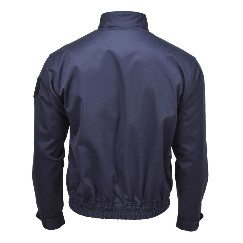 Echt Frans militair politie -uniforme jas Blue solide ripstop mp shirts nieuw