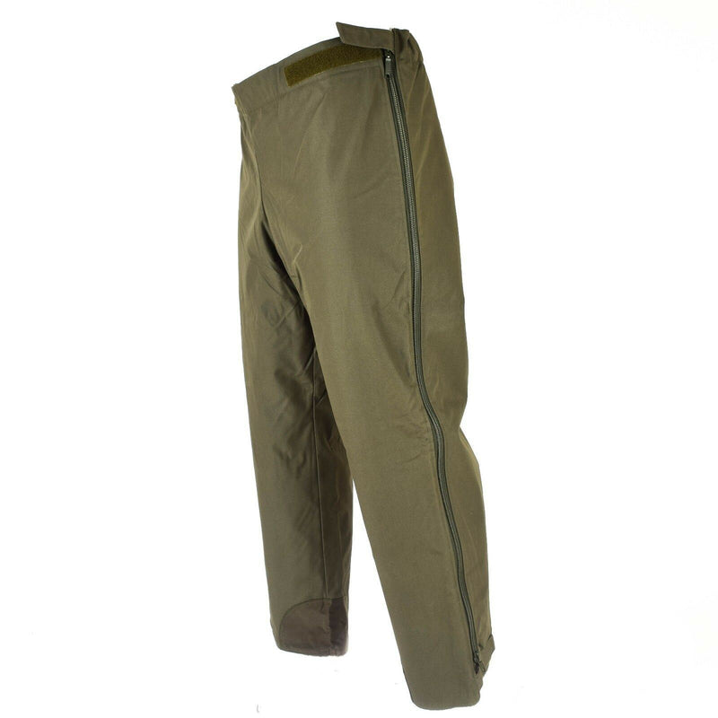Echt Duitse leger OD Olive Winterbroek Militair waterdicht over broek