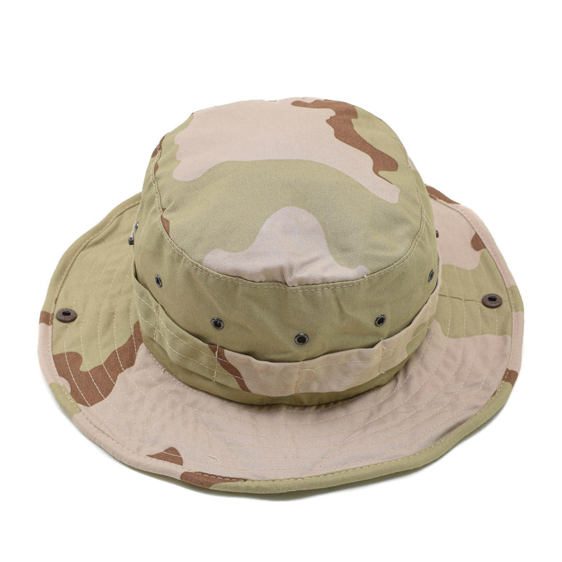 Originele Nederlandse militaire boonie hoed dpm woestijn camo brede zomers hoed nieuw