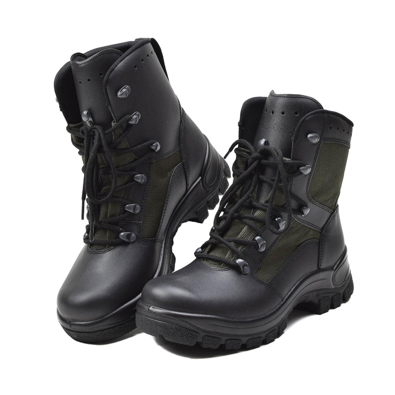 Echt Duits militair gevecht laarzen lederen textiel tactisch veldschoenen nieuw