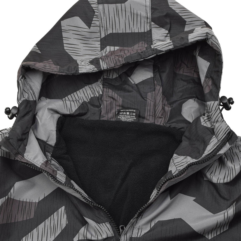 MIL-TEC Anorak Jacket Splinter Night Camouflage Winddichte Hooded Warm Sportswear