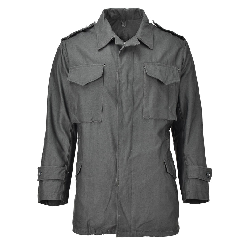 Echt Grieks leger M65 Ongegeerd jasje Gray Work Uniform Militair Surplus Nieuw