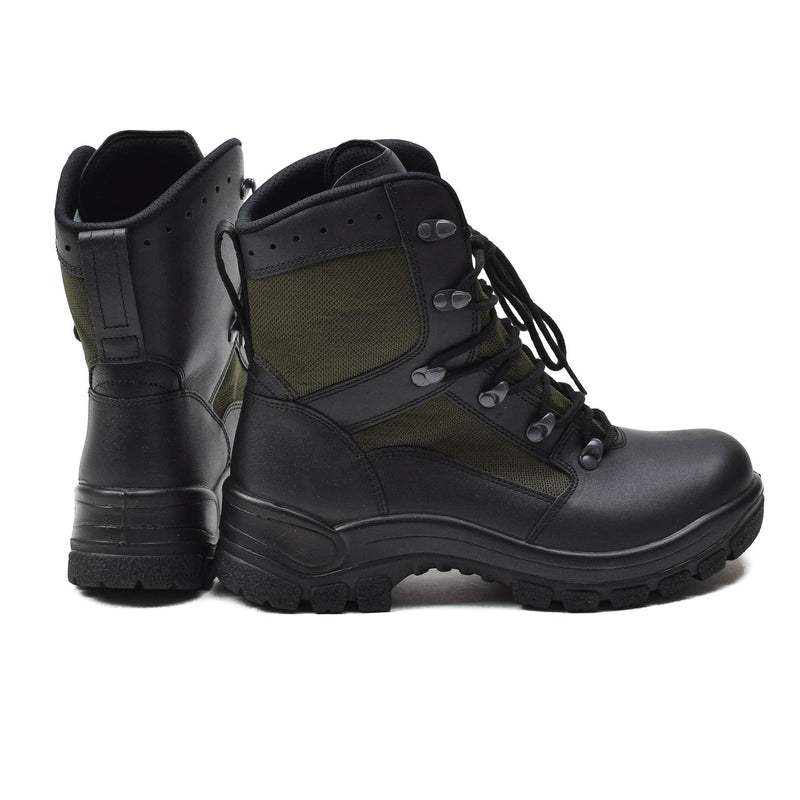 Echt Duits militair gevecht laarzen lederen textiel tactisch veldschoenen nieuw