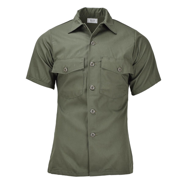 Originele Amerikaanse militaire veld tactische olijf shirts korte mouw leger vermoeidheid nieuw