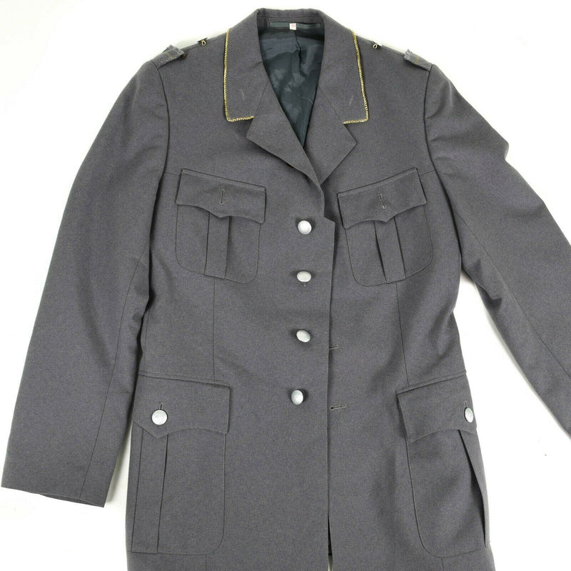 Echt Duitse legerjurk Jacket Grijs formeel uniform nieuw