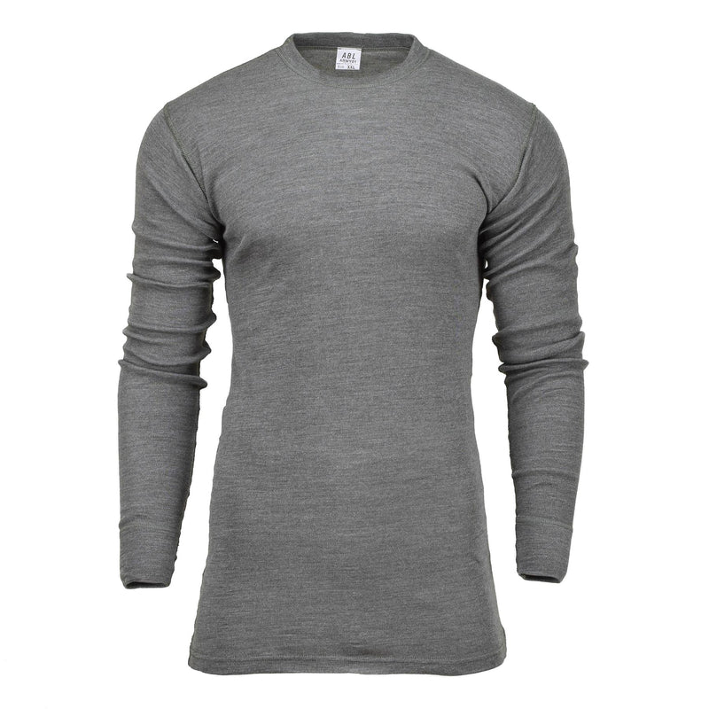 Echte Belgische militaire Undershirt Thermal Gray Jersey Shirts Flame Resist Nieuw