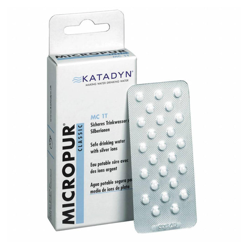 Katadyn Micropur Classic MC 1T drinkwaterbehoud tabletten Pakket van 4x25