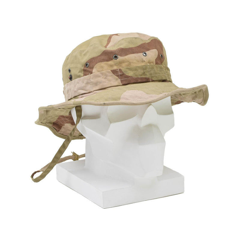 Echte Nederlandse leger boonie hoed dpm woestijn camouflage cap brede rand hoed