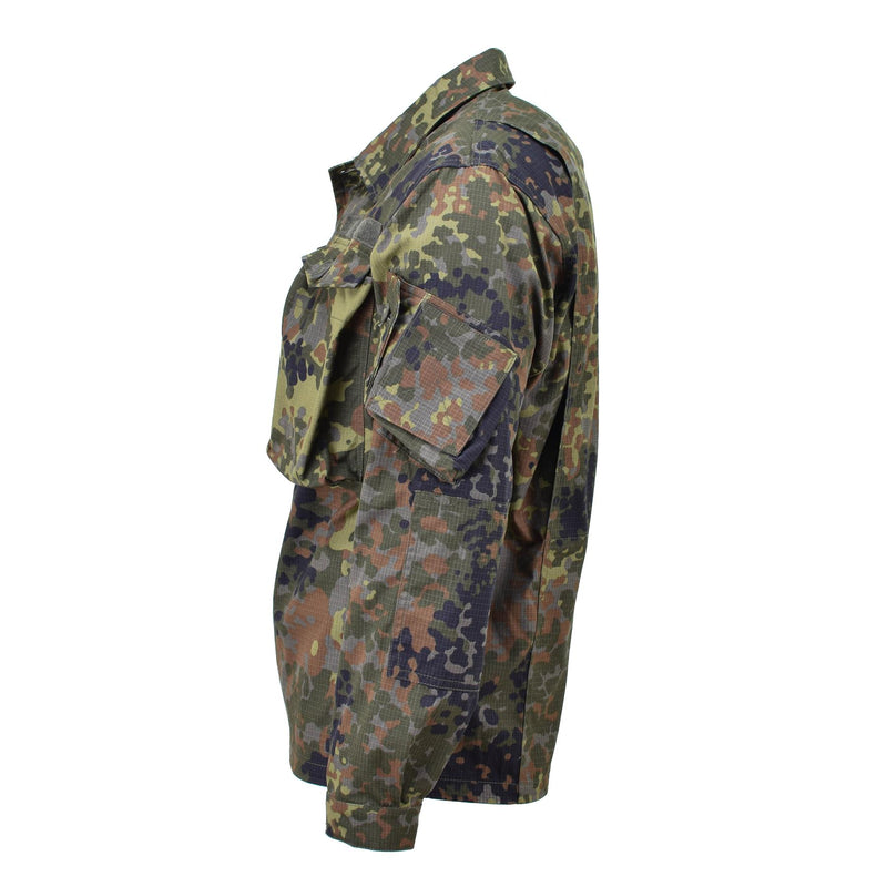 Tacgear -merk Duitse militaire stijl Field Jacket Commando Troops Flecktarn Camo
