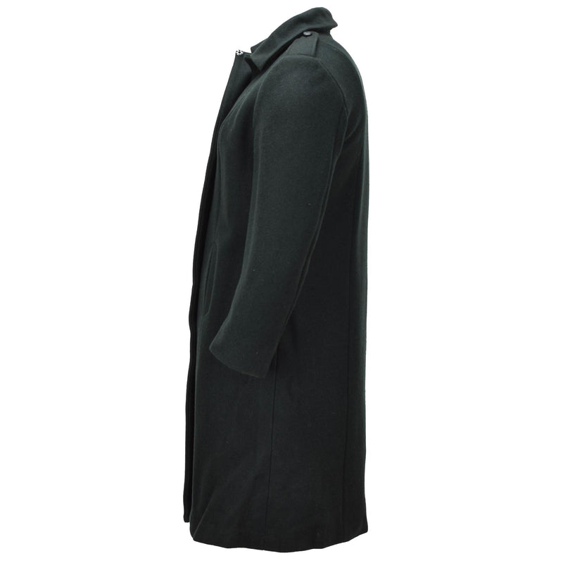 Originele wollen overjas voor dames van het Canadese leger, militair surplus, donkergroen