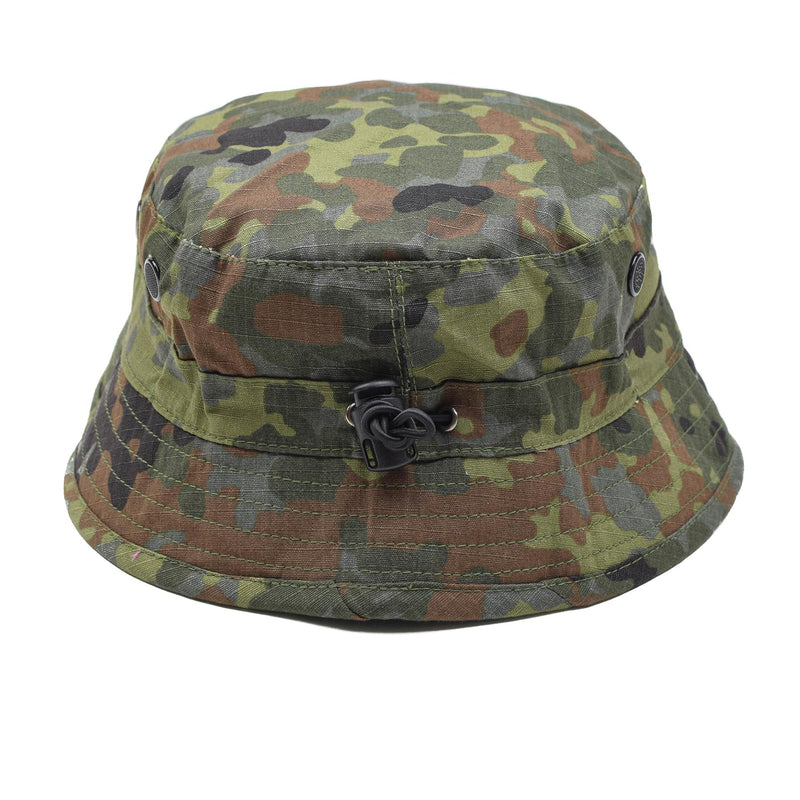 Tacgear merk Duitse legerstijl boonie hoed flecktran camo ripstop emmer hoed