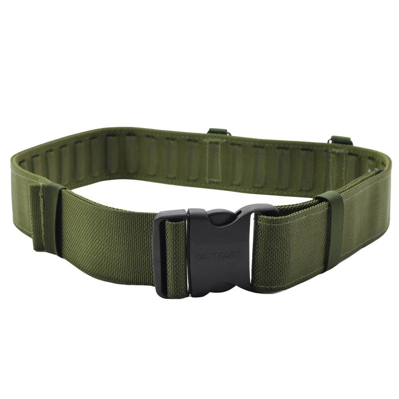 Origineel Deens leger tactische riem olijf verstelbaar veld webbing gevechten nieuw
