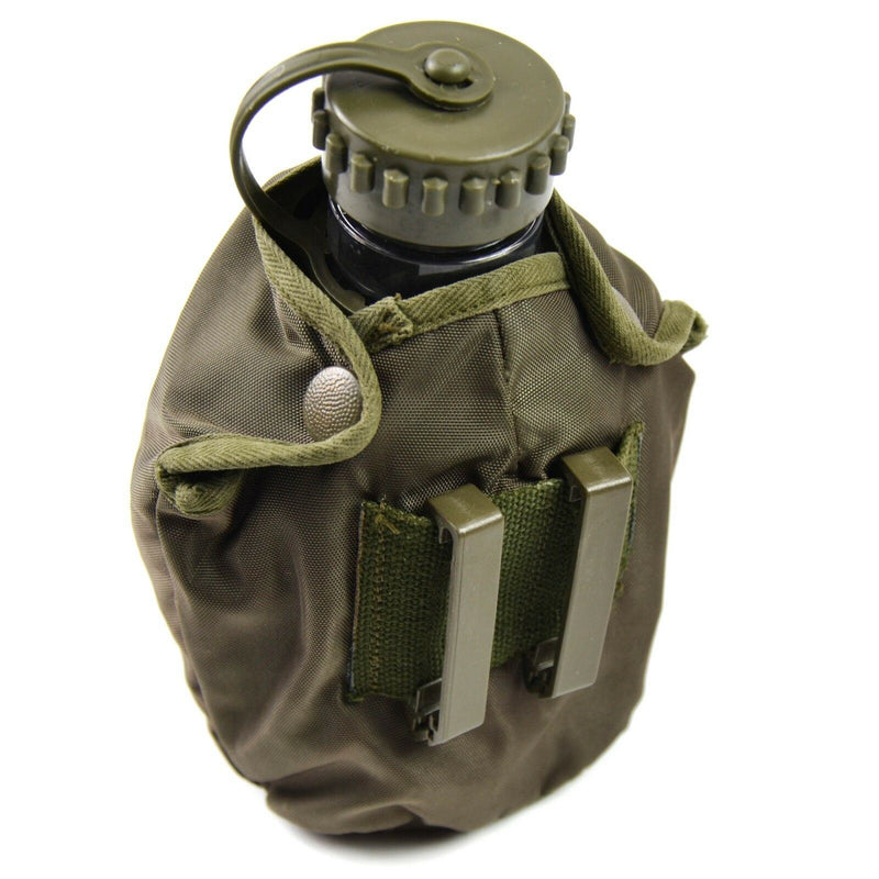 Origineel Oostenrijkse leger drink fles fles fles militaire kantine pot zakje