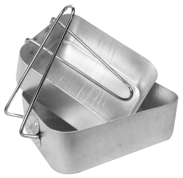 Mil-Tec Army Mess Kit Militaire puinhoop Tins Britse stijl eetgerei Nieuw