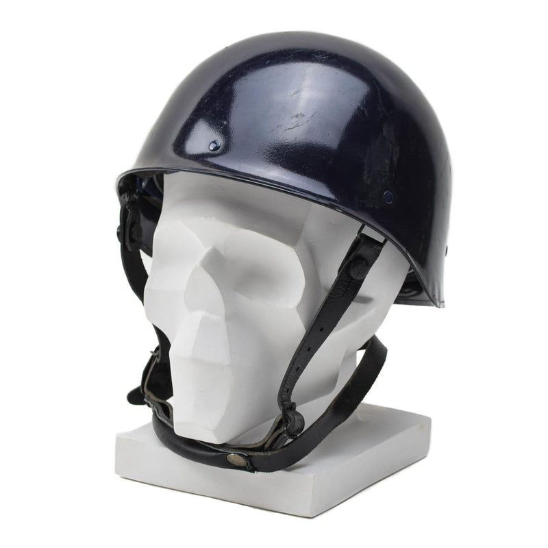 Echt Frans militair MP Blue F1 Tactical Helmet Combat Field Gear Vintage Nieuw