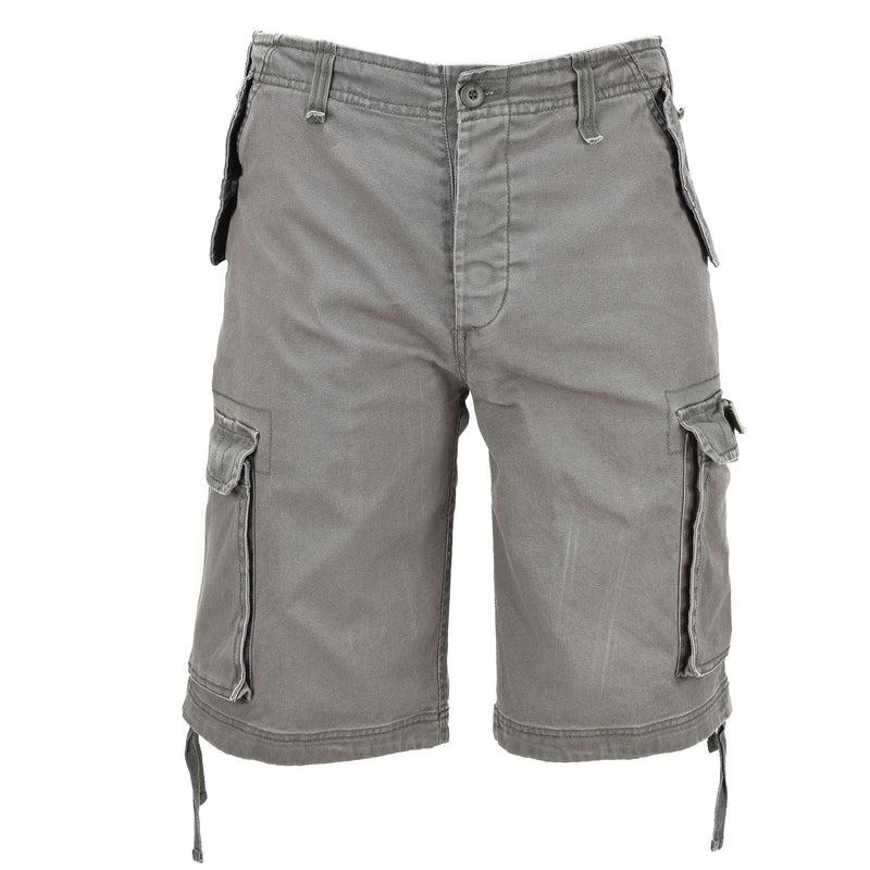Mil-Tec merk militaire stijl olijf voorgesproken Moleskin Paratrooper Cargo Shorts