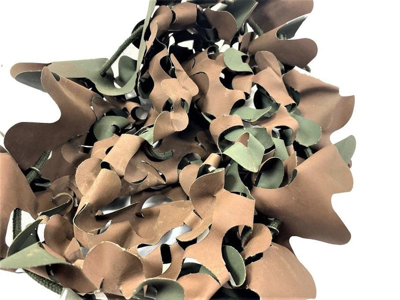 Originele Franse strijdkrachten helm camouflage cover hoofddeksel maskeren olijfbruin nieuw