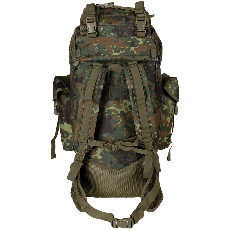MFH Brand Army BW Combat Tactical Molle 65L Backpack Aluminium Rod Field Bag Nieuw