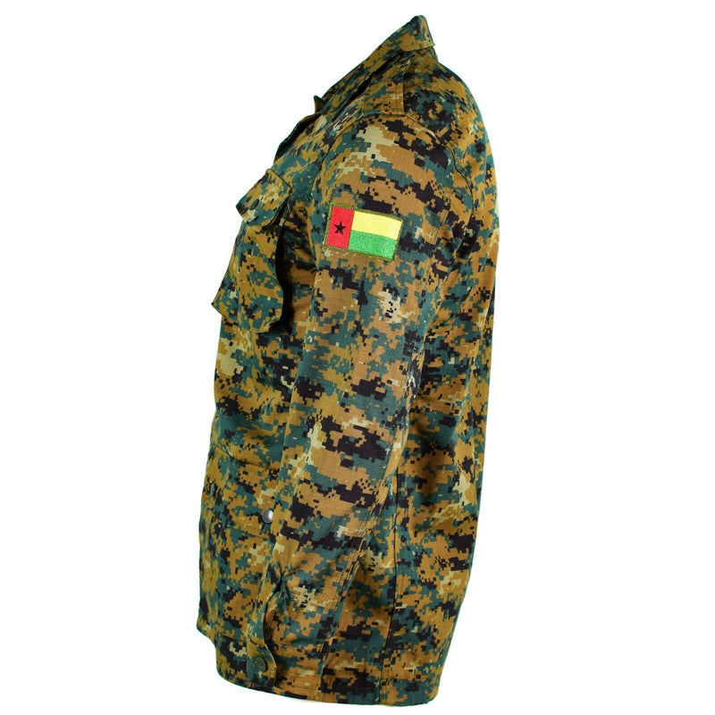 Echte Guinee Bissau Army Jacket ripstop digitale savana camo militaire kwestie nieuw