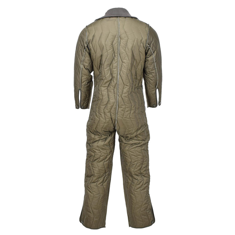 Originele Duitse militaire coverall gewatteerde voering winter jumpsuit voering olijf nieuw
