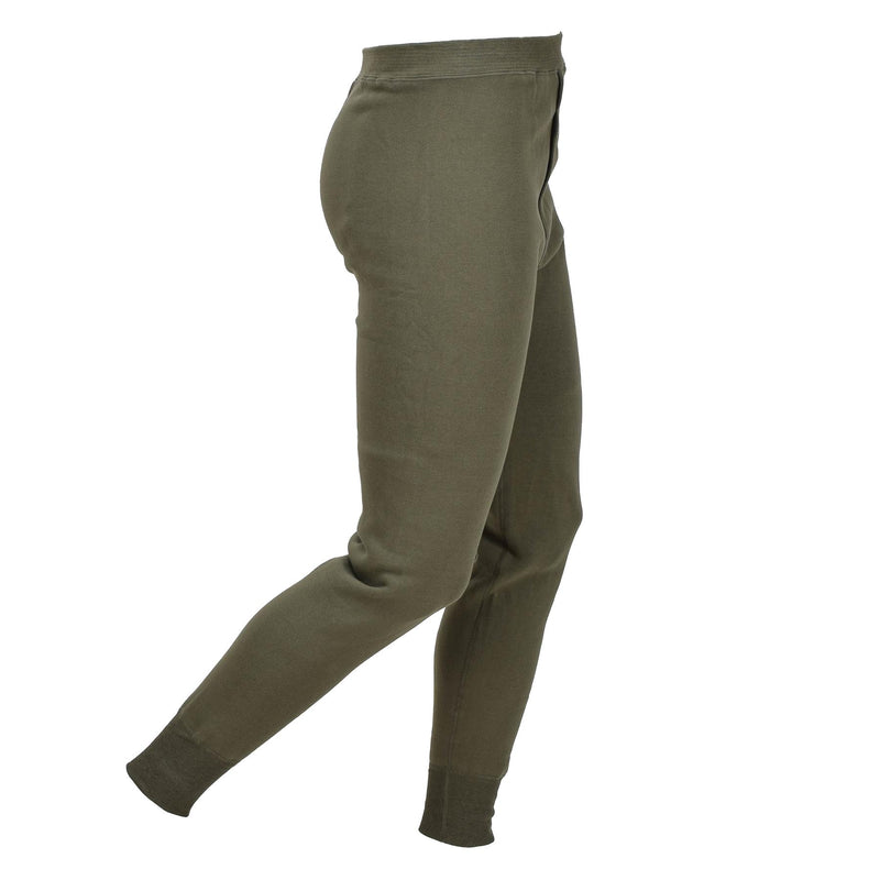 Originele Franse militaire thermische onderbroek koud weer opwarming broek olijf nieuw