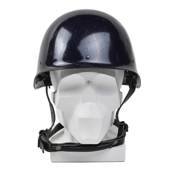 Echt Frans militair MP Blue F1 Tactical Helmet Combat Field Gear Vintage Nieuw