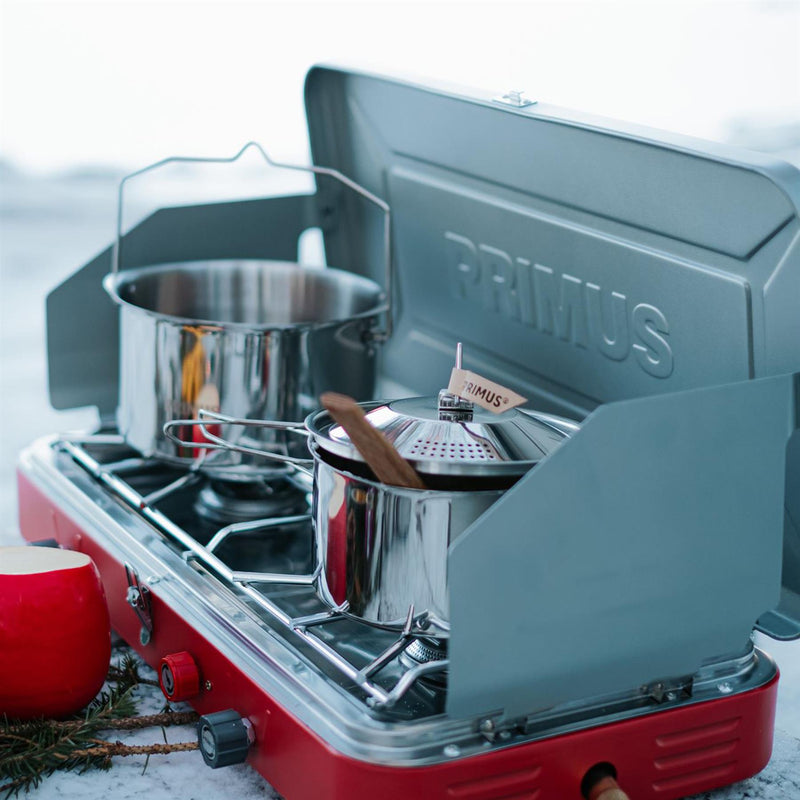 Primus Atle II draagbare kampeerkachel Dual Burner Outdoor Kitchen kookgerei