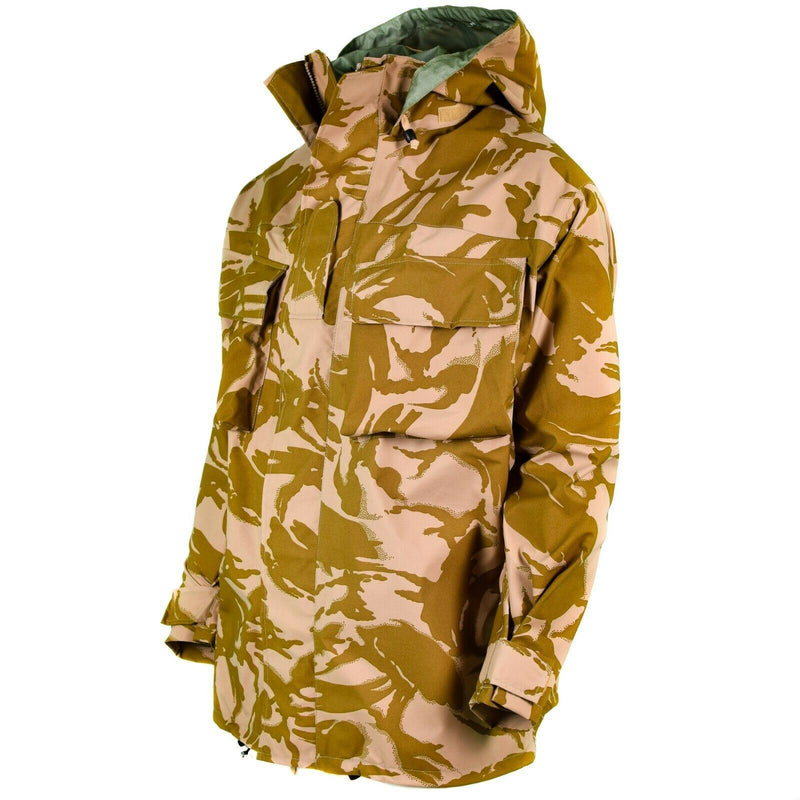 Echte Britse leger gevechtsjack woestijn camo mvp goretex waterdichte regen nieuw
