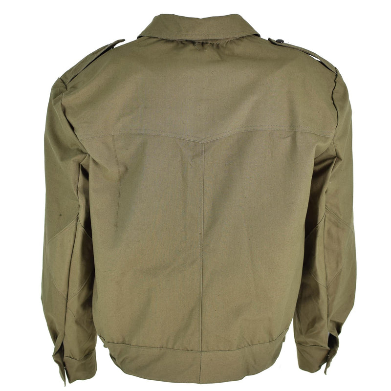 Originele Bulgaarse leger Field Troops Canvas Ike Jacket OD Militair Surplus Issue