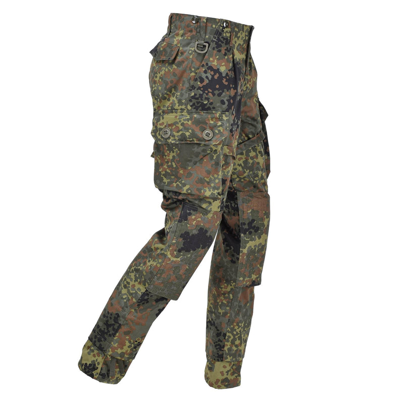 Leo Kohler stevige gevechtsbroek Acu versterkte tactische ladingbroek Flecktarn
