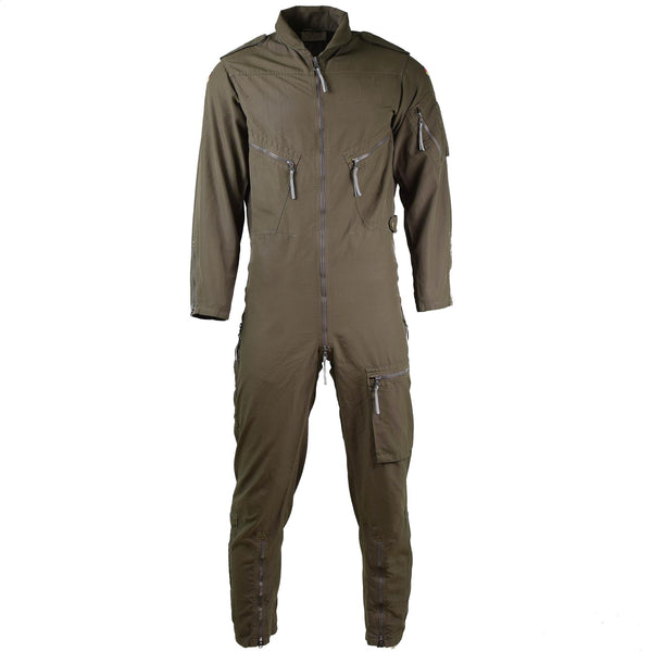 Echt Duitse leger Olive OD Algemene pakgevecht Tanker Coverall Jumpsuit Aramid