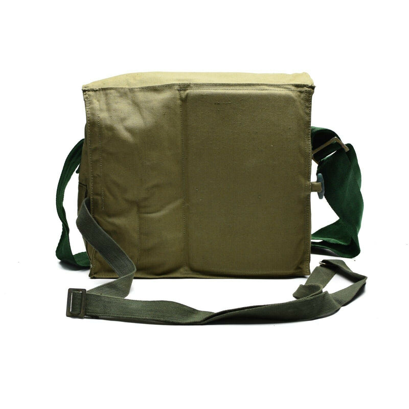 Echte Bulgaarse leger Haversack Canvas Khaki Side Schoudertas Pack nieuw