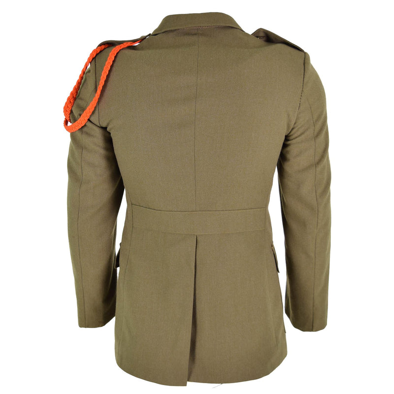Originele Italiaanse legerjack bruine parade uniform jurk wol militair probleem