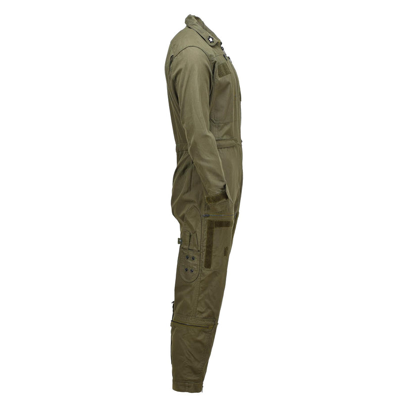 Echt Italiaans leger Coverall Flight Suite Militaire olijf jumpsuit Aramid