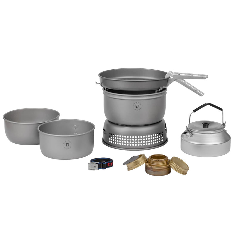 Trangia lichtgewicht aluminium compacte kachel set kookcamping kookgerei buiten