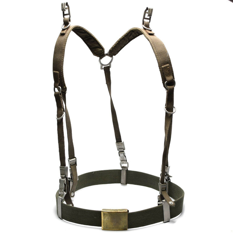 Duits leger y-rand Suspenders Belt Webbing Set System Tactical Harness Pack