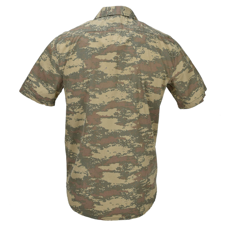 Originele Turkse legerveld shirts duurzame ripstop camo korte mouw tactisch