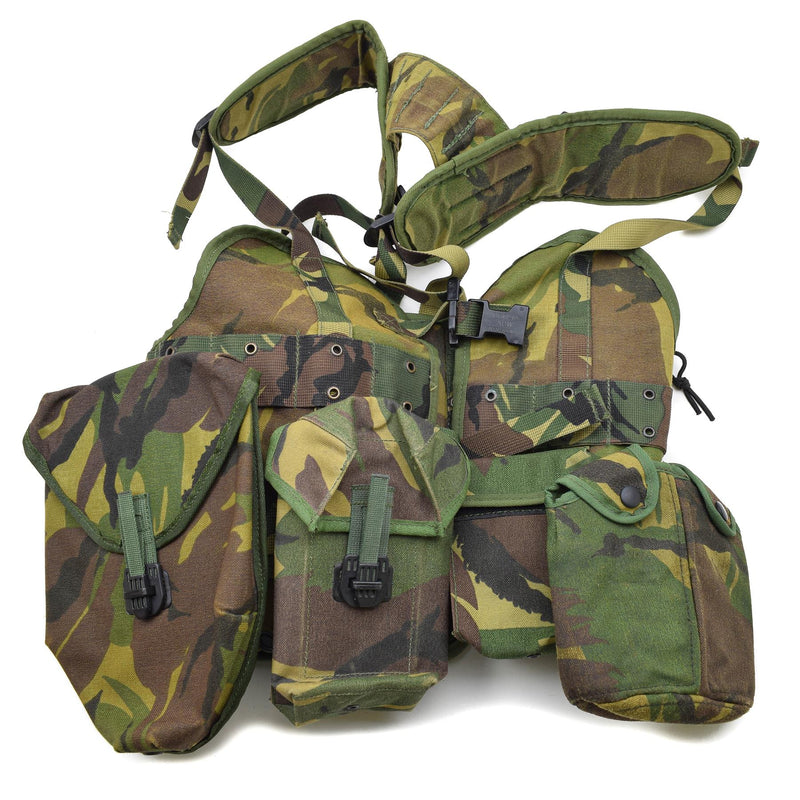 Originele Nederlands militair tactisch vest set bos oud model Alice Clip Pouches