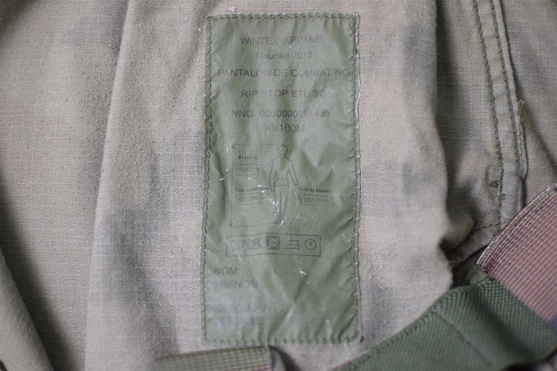 Echt Frans leger gevechtsbroek militaire cce camouflage broek ripstop