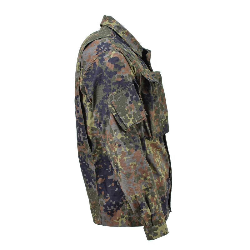 Tacgear -merk Duitse militaire stijl Field Jacket Commando Troops Flecktarn Camo