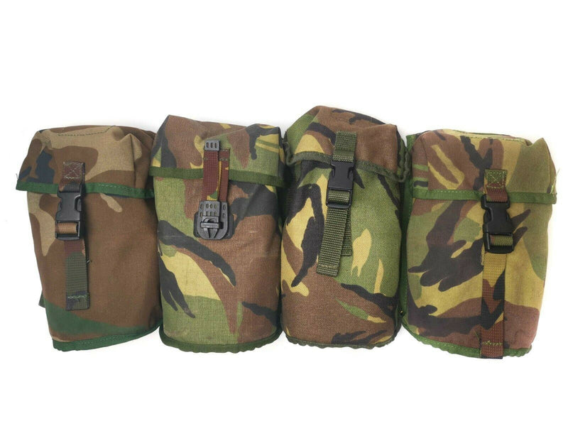 Echte Nederlandse leger kantine met zak & roestvrijstalen beker deksel dop dpm camo molle