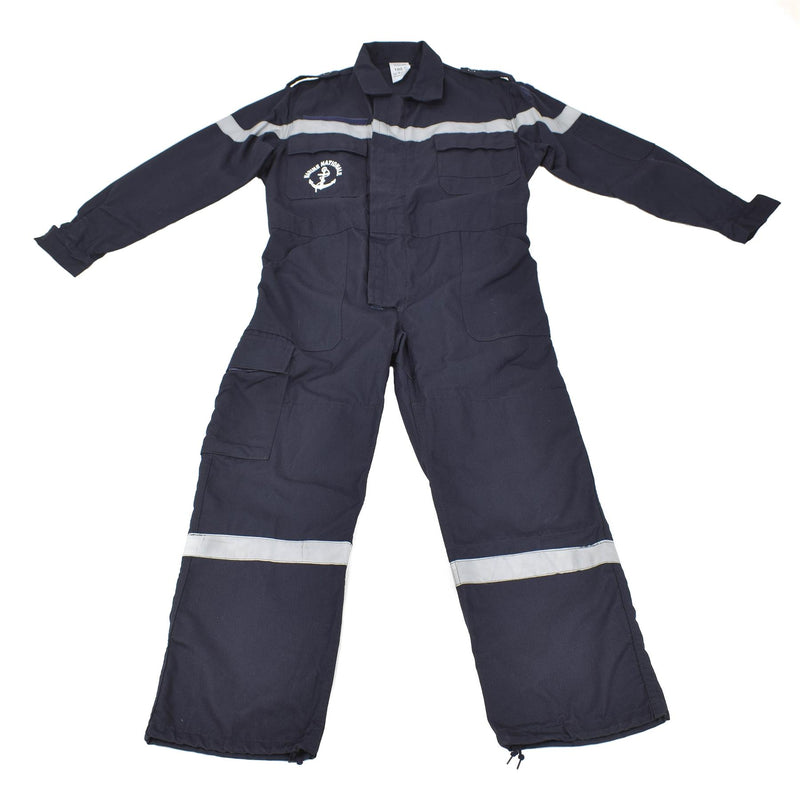 Echte Franse marine Coverall ThermoStable Marine Jumpsuit Solid Dark Blue Nieuw