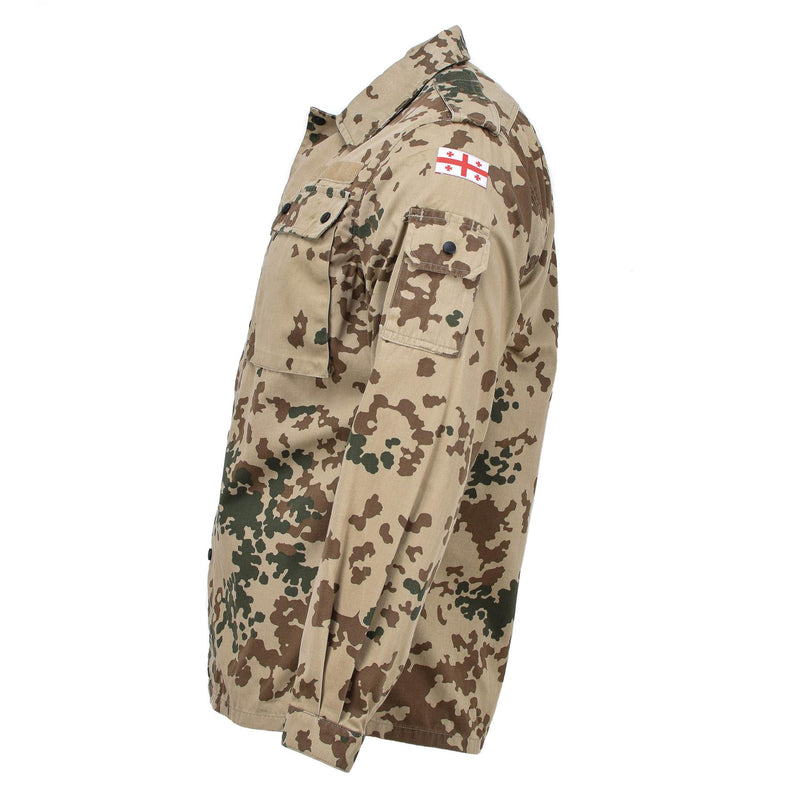 Echte Georgische legerveld blouse tropentarn camouflage field tactical shirts