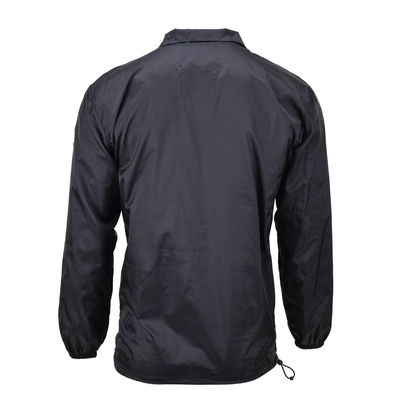 Tacgear Brand Windhirt Zwart lichtgewicht Camping Wandelen Outdoor Ripstop Smock