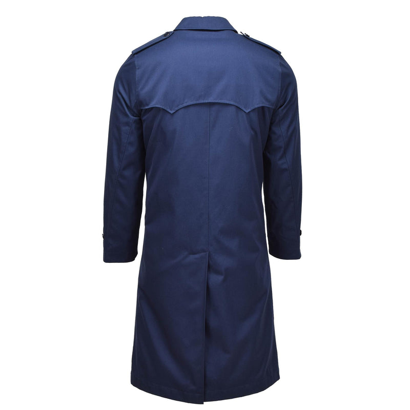 Originele Nederlandse militaire dames trench jas vast blauwe regenjas gewatteerde voering