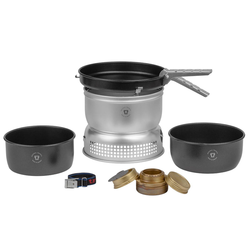 Trangia Outdoor kooksysteem Kachel Set Liquid Fuel Burner Nit-Stick Friture Pan